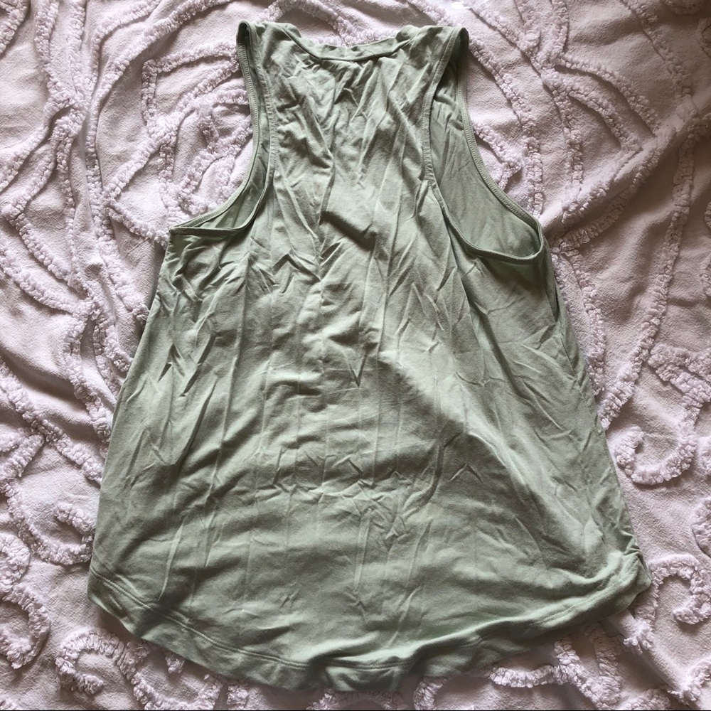 Mint Green High Neck Soft & Basic Tank - image 2